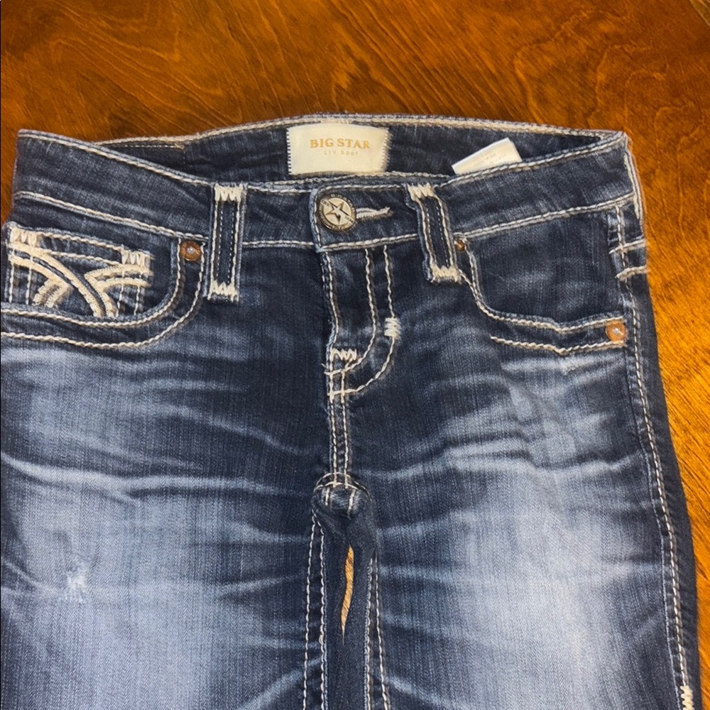 Big Star Dark Blue Flare Jeans